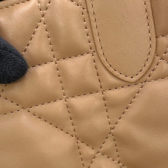 Dior TouJules Macrocannage Handbag Size Medium Calf Leather Tan M2821OSHJ - Picture 12 of 14